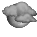 Prognos: Mostly cloudy and cooler. Precipitation possible within 12 hours, possibly heavy at times. Windy.