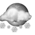 Prognos: Increasing clouds with little temperature change.